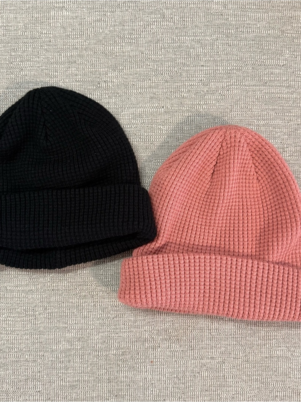 Standard Cloth 2 pack beanie black and pink